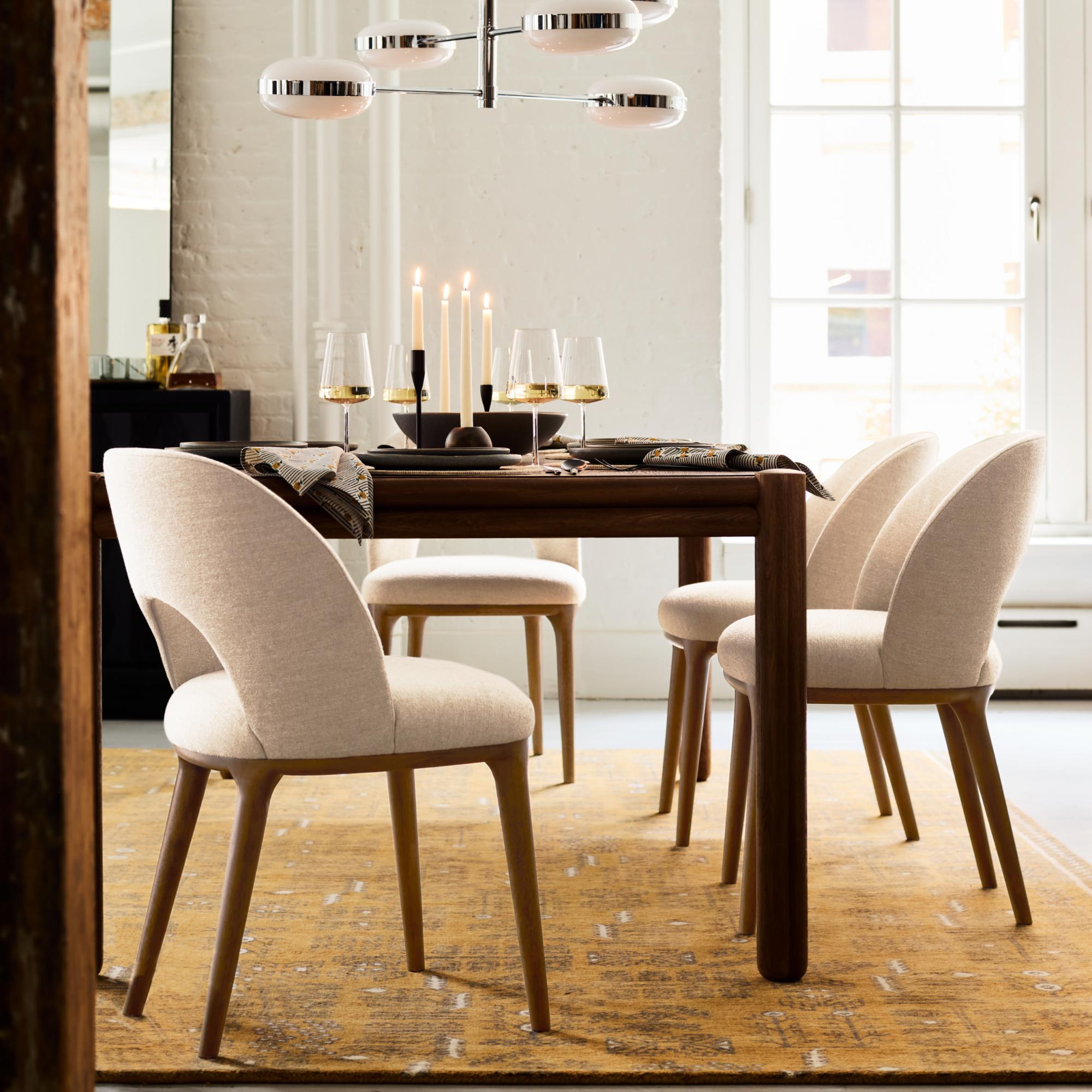Miles Expandable Dining Table 155 cm 206 cm